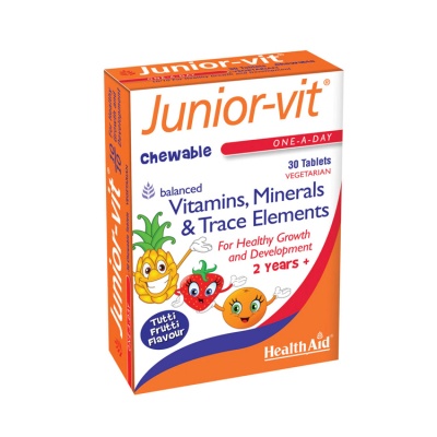 Health Aid Junior Vit Chewable 30 Tablets